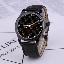 Load image into Gallery viewer, 30 Meters Waterproof Quartz Fashion Watch With Black Genuine Leather Band - The Bear Cave