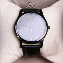 Load image into Gallery viewer, 30 Meters Waterproof Quartz Fashion Watch With Black Genuine Leather Band - The Bear Cave