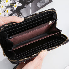 Load image into Gallery viewer, Women's TBC PU Leather Wallet around Long Clutch Purse - The Bear Cave