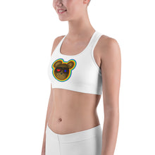 Load image into Gallery viewer, TBC Head / Logo on Back Sports bra - The Bear Cave
