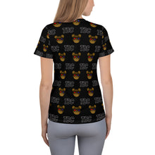 Load image into Gallery viewer, All-Over Print Women's TBC Athletic T-shirt - The Bear Cave