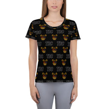 Load image into Gallery viewer, All-Over Print Women's TBC Athletic T-shirt - The Bear Cave